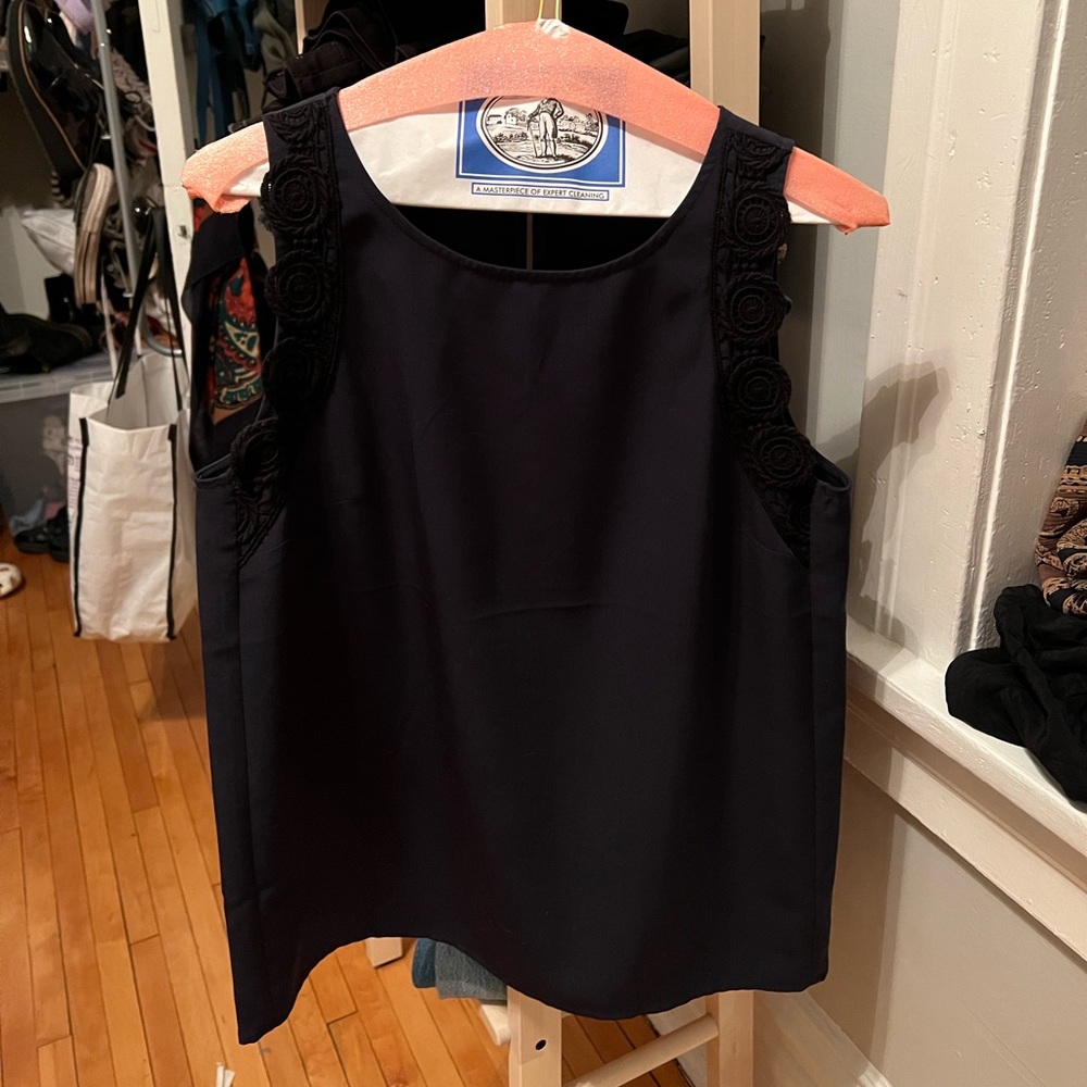 The Limited Navy Tank Blouse, Size Small